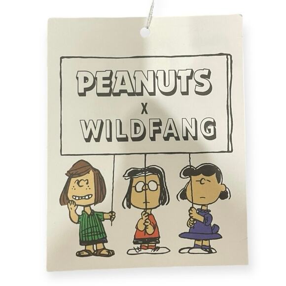 NWT LIMITED EDITION Peanuts X Wildfang Slim Crop Pant Peanuts Checkered Size 2 - Picture 11 of 11